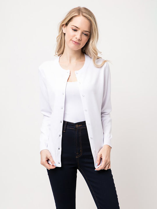 Cielo Shank Button Down Cardigan - Tops