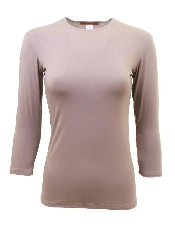 PBJ 3/4 sleeve Modal Shell -   Designers