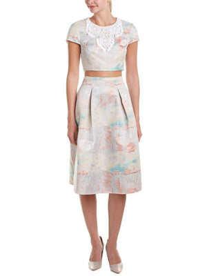 BCBG Adna Pleat Skirt -   Designers