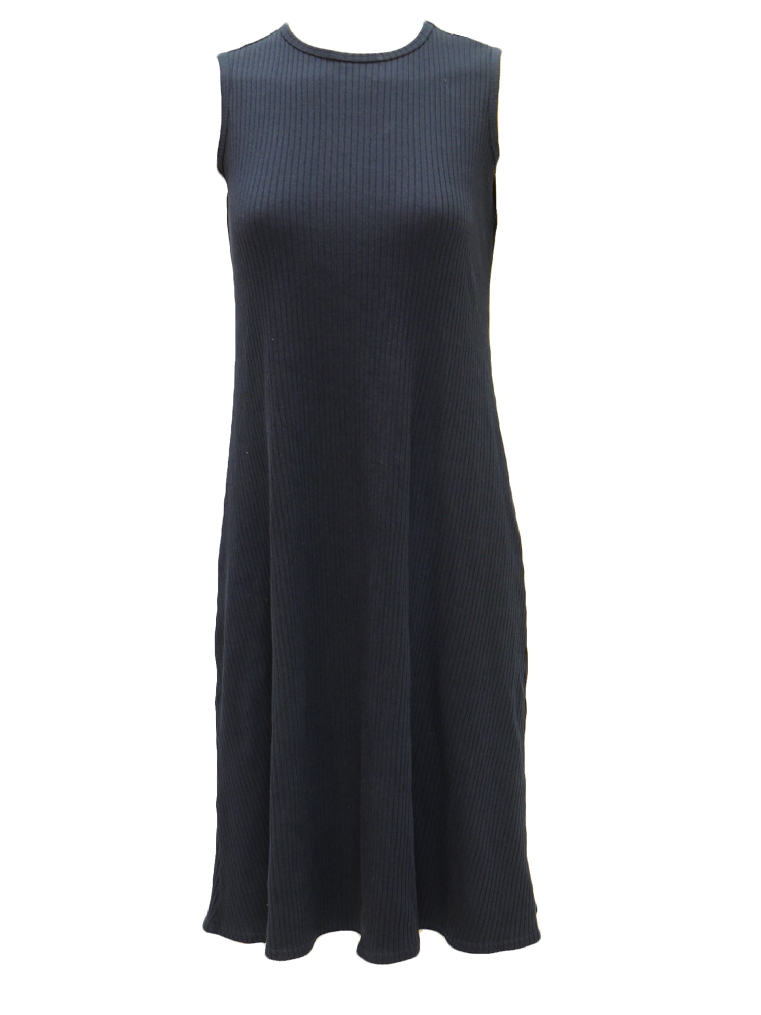 Hard Tail Wide Ribbed Sleeveless Dress