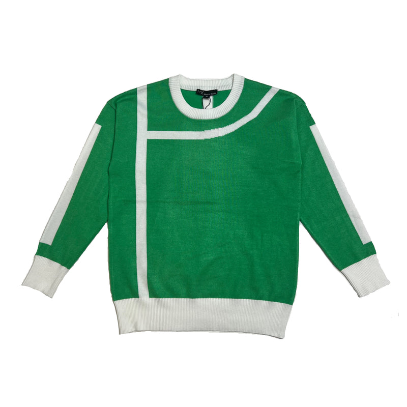 Metric Knits Mint Crew Top