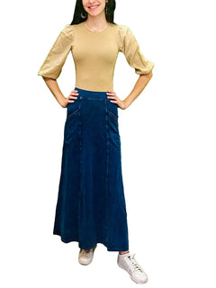 Hardtail Angle Pocket Long Skirt - Designers - PinkOrchidFashion