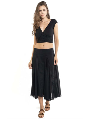 Hardtail Rolldown Waist Diamond Flare Skirt (Style VL-19) -   Designers