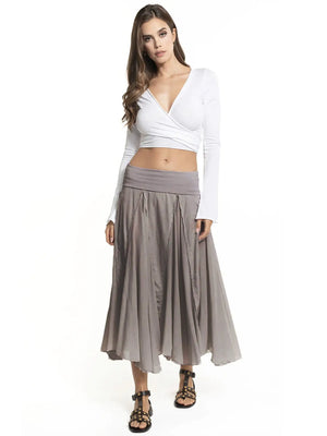 Hardtail Rolldown Waist Diamond Flare Skirt (Style VL-19) -   Designers