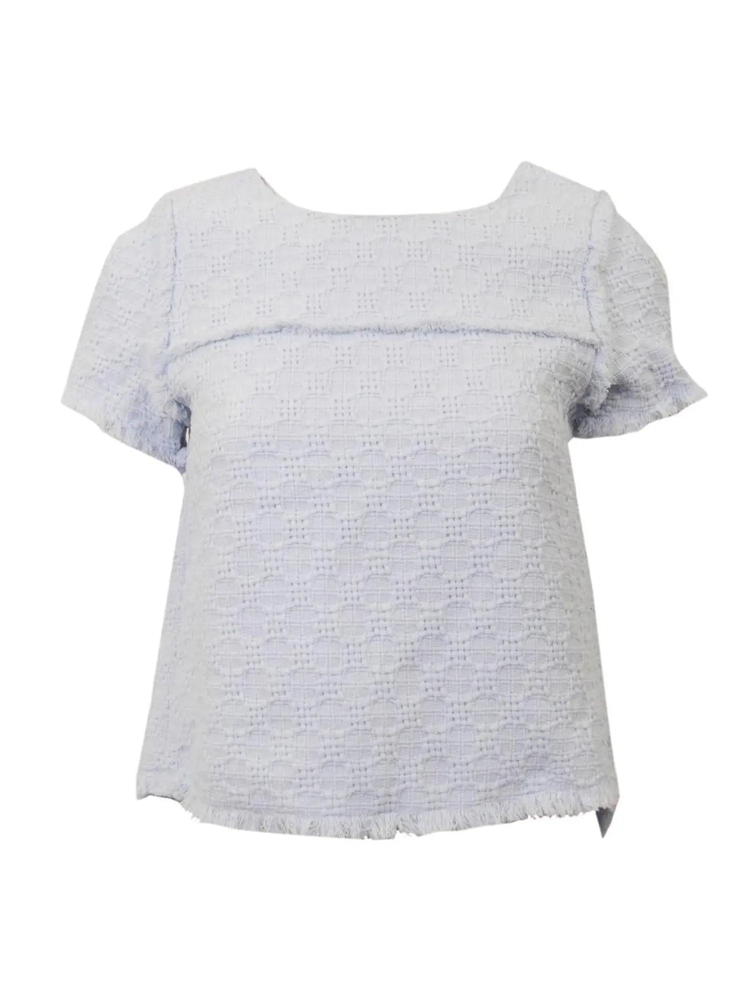 Joa Baby Blue Woven Top -   Designers