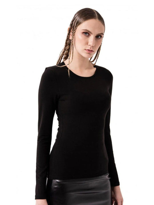 Kikiriki Wide Neck Long Sleeve Cotton Shell -   Designers