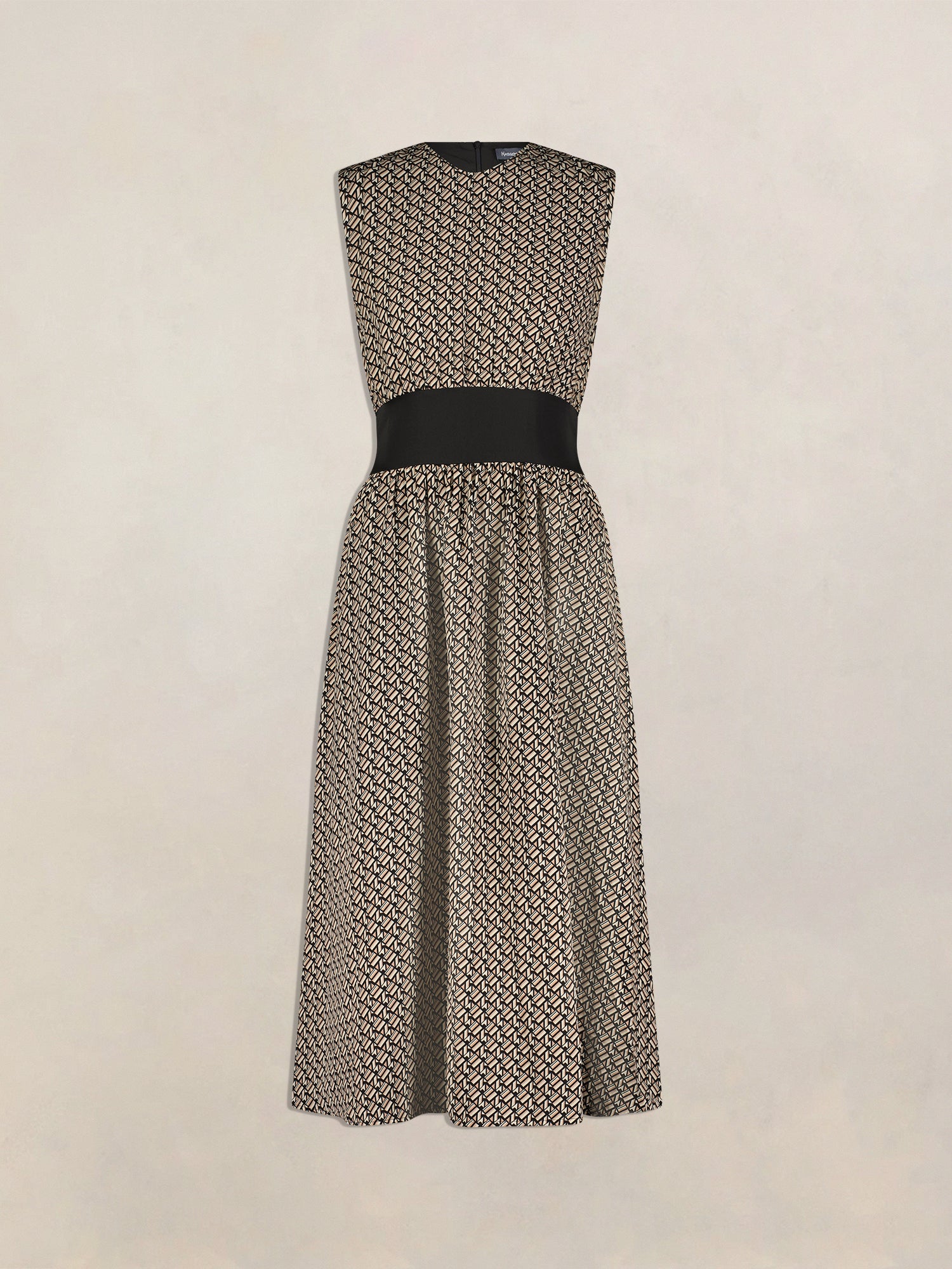 Pink Orchid Lea Abstract Print Sleeveless Dress