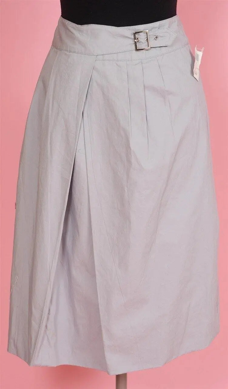 Miz Wear Ice Grey Skirt -   Designers