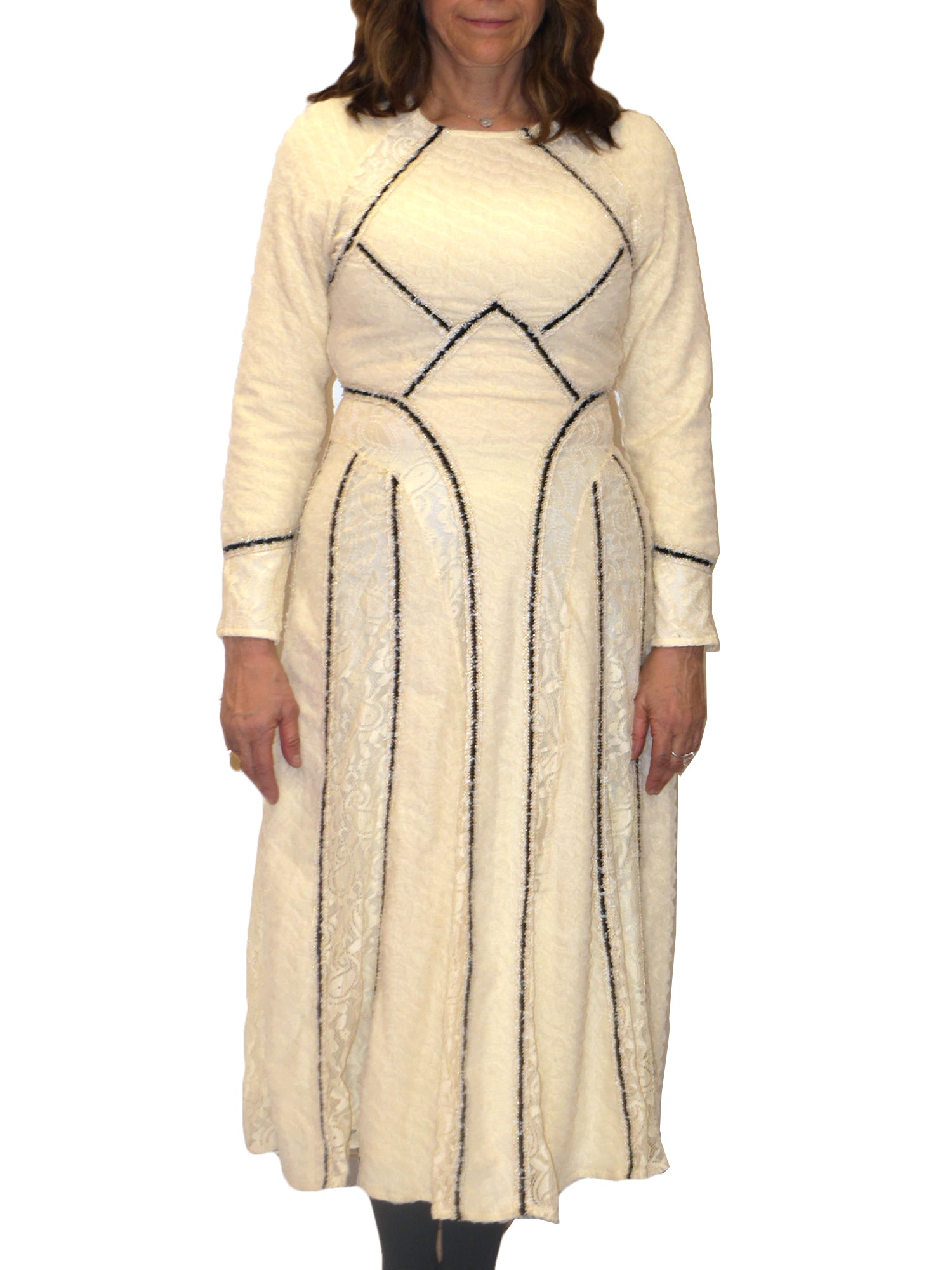 Plisse Long Sleeve A-Line Dress - Dresses 34 Plisse Long Sleeve A-Line Dress - Dresses 34