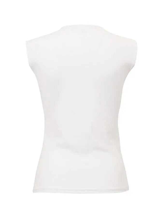 PBJ Cotton Sleeveless Top -   Shells