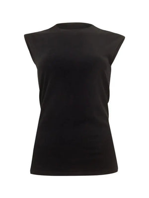 PBJ Cotton Sleeveless Top -   Shells