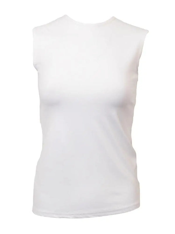 PBJ Nylon Sleeveless Top -   Shells