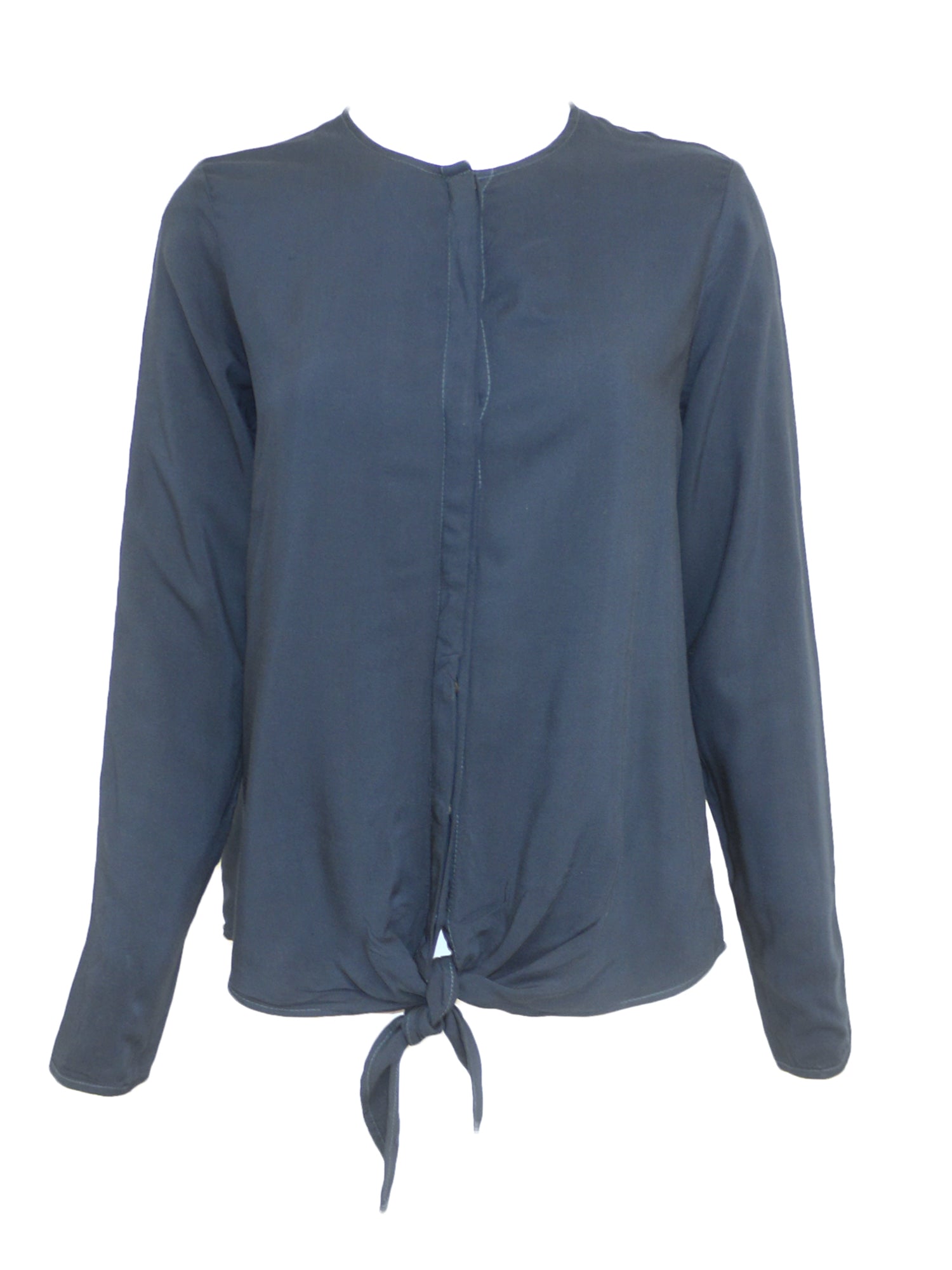 Hard Tail Tie Front Blouse (Style RV-89)