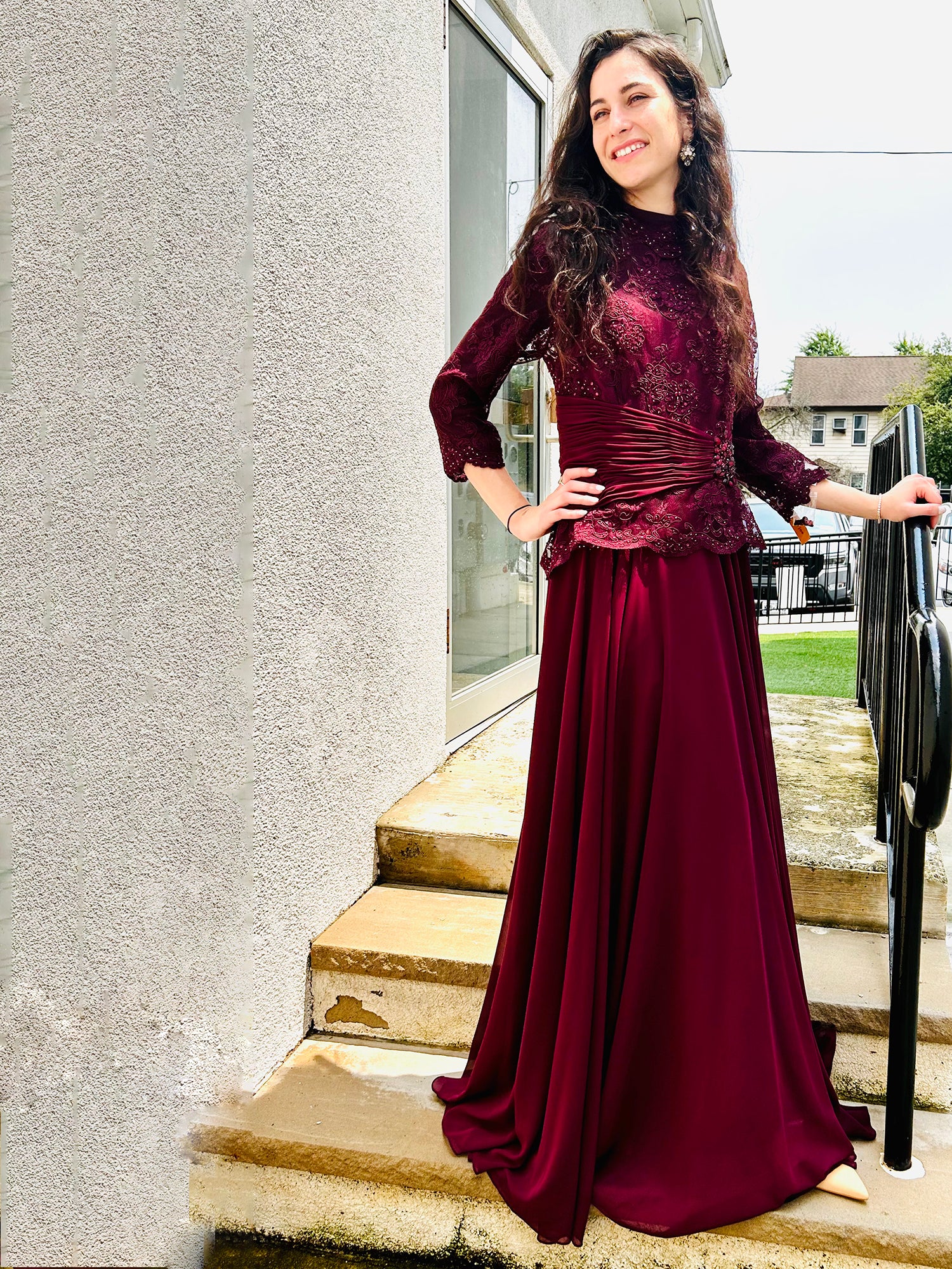 Teri Jon Rosette Gown Teri Jon Rosette Gown