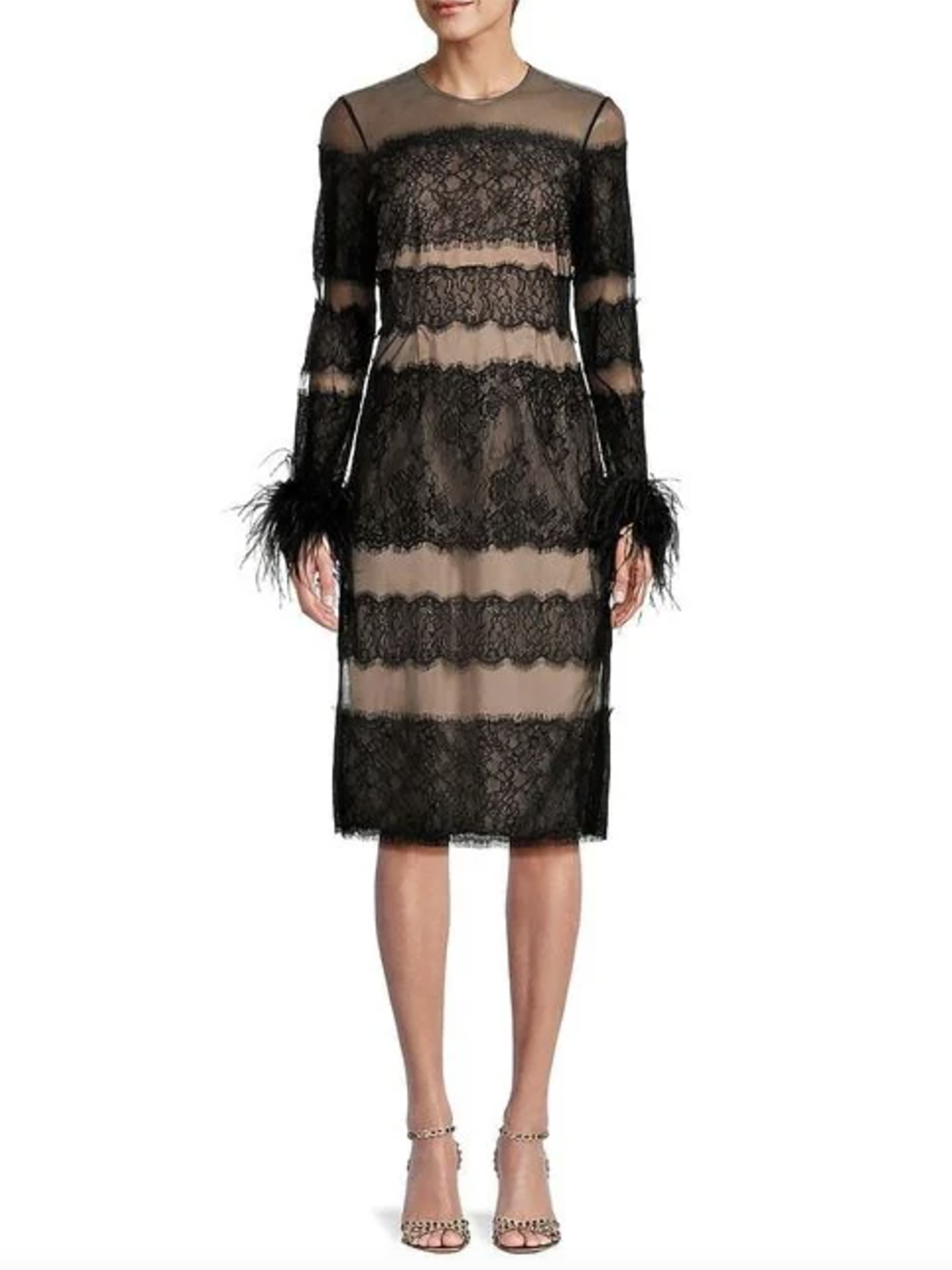 mikael aghal lace dress NEW Mikael Aghal Black White Lace Off The Shoulder Long Dress Size; 10
