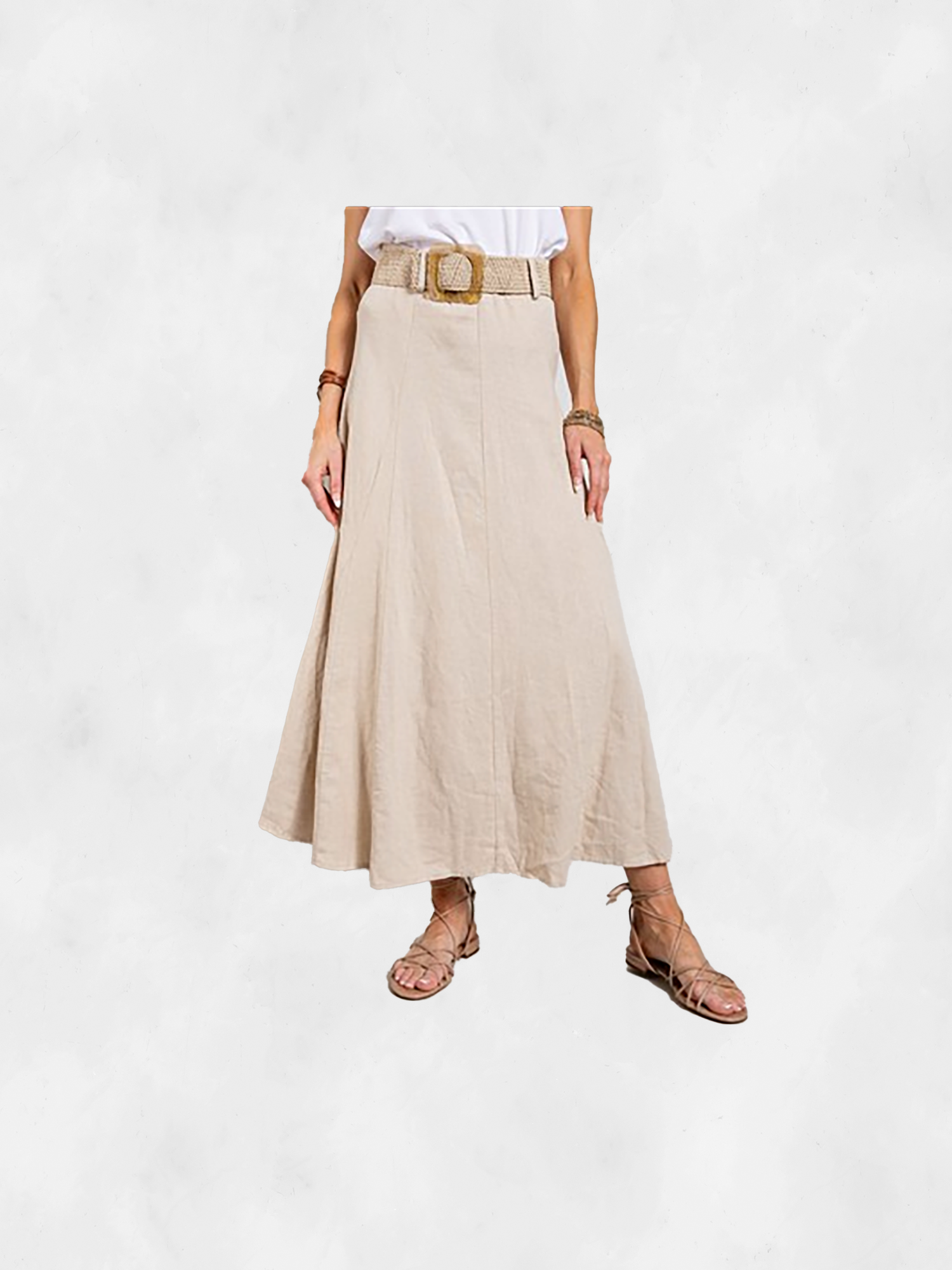 Sweet Generis Plus Flare Maxi Skirt