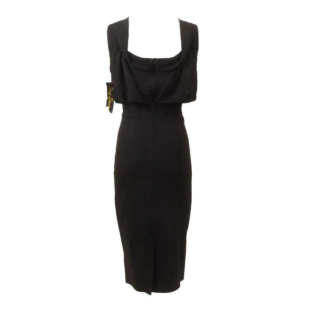 Stop Staring Dot Top Fitted Dress --- SS-DTD