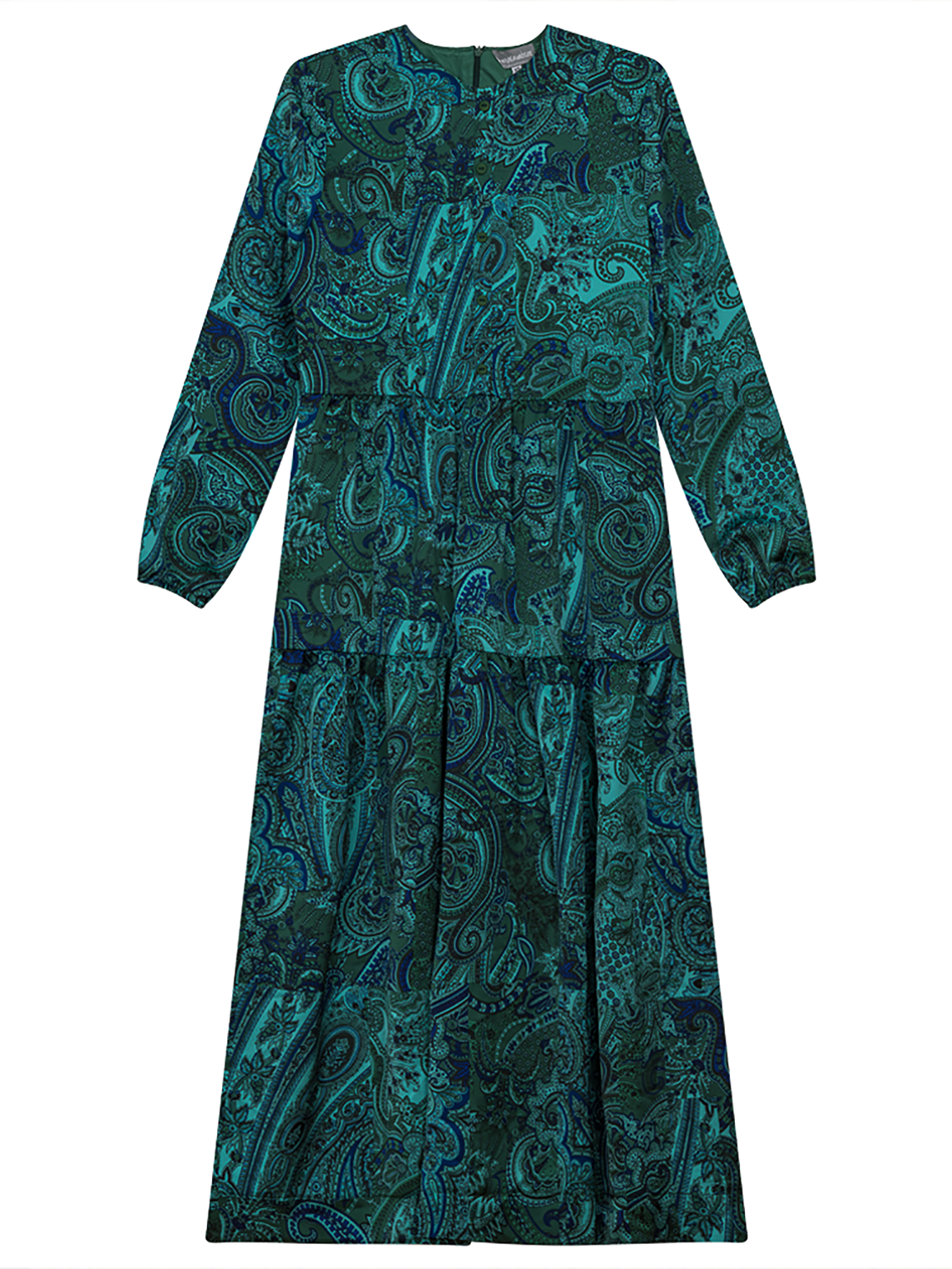 Mademoiselle Paisley Tiered Dress - Dresses L Mademoiselle Paisley Tiered Dress - Dresses L