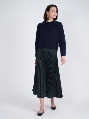 Pleated plaid clearance skirt zara