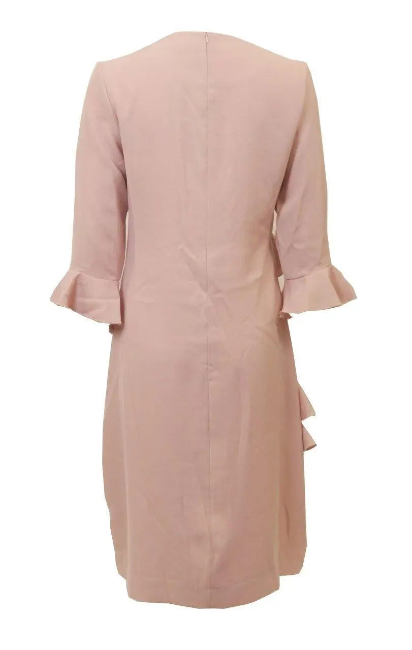 Weekend Pink Ruffle Front Dress -   Dresses