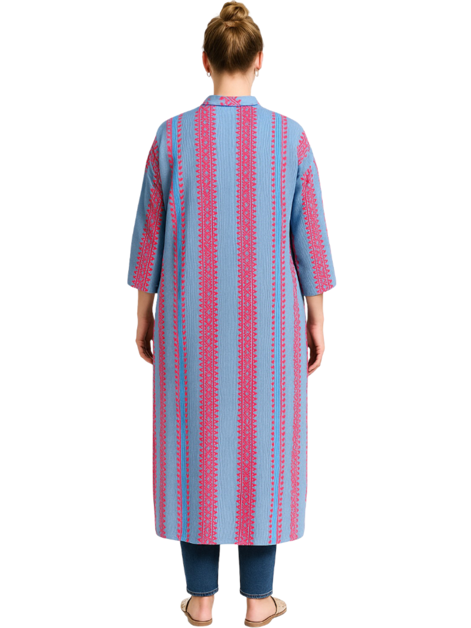 Gold&Silver Relaxed Shirtdres