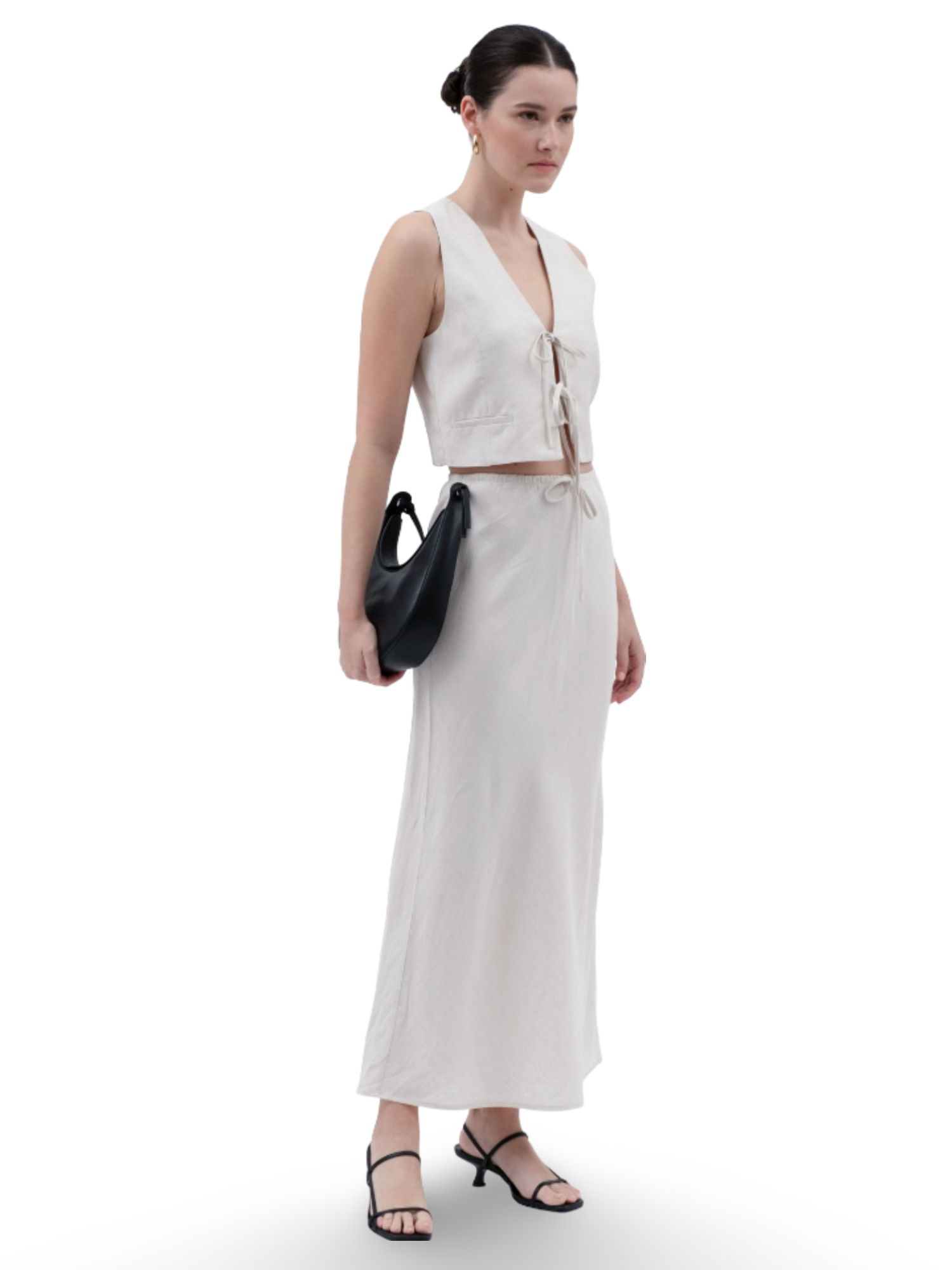 The Workshop Linen Midi