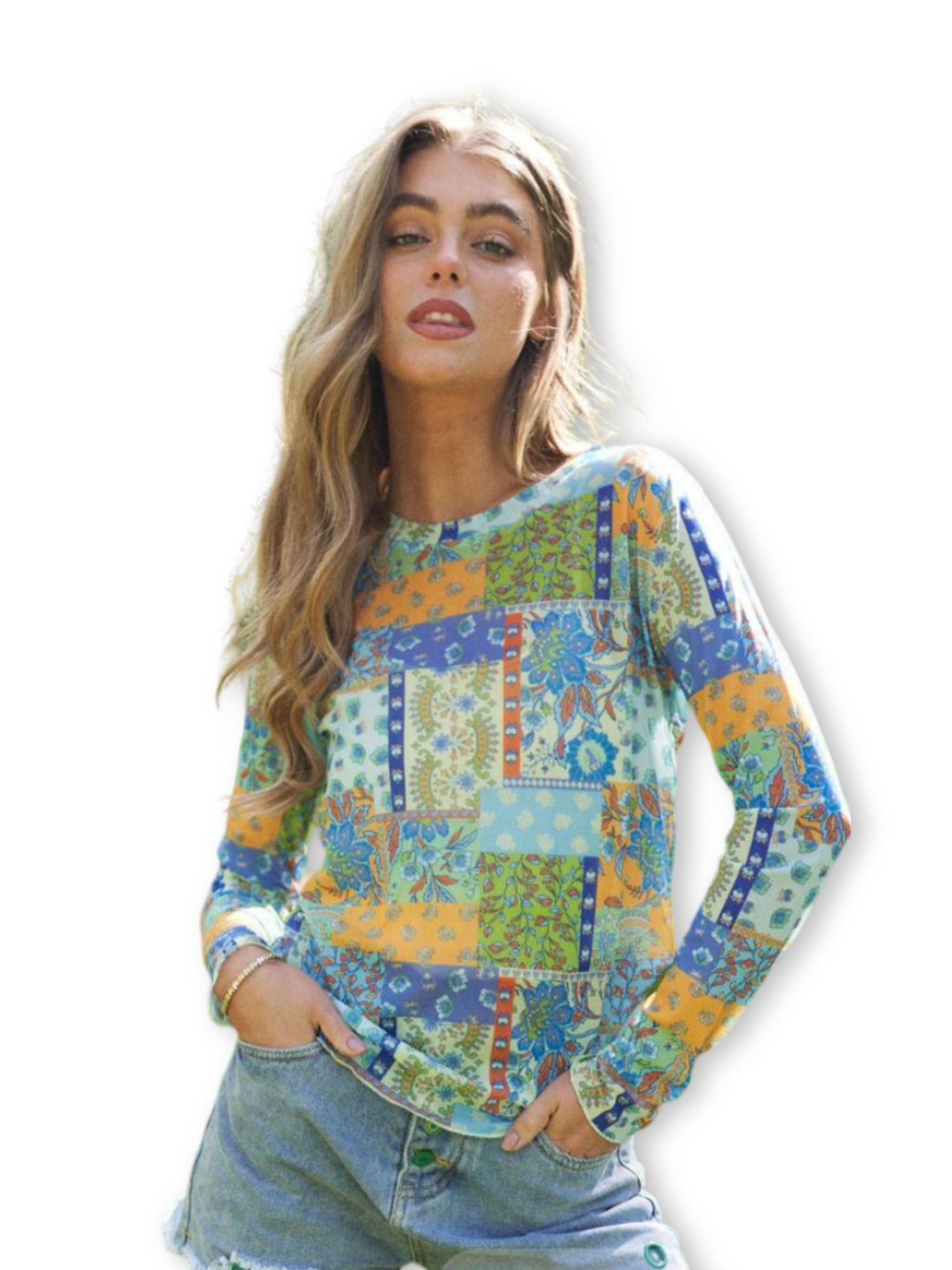 Jnna Mesh Elegance Top