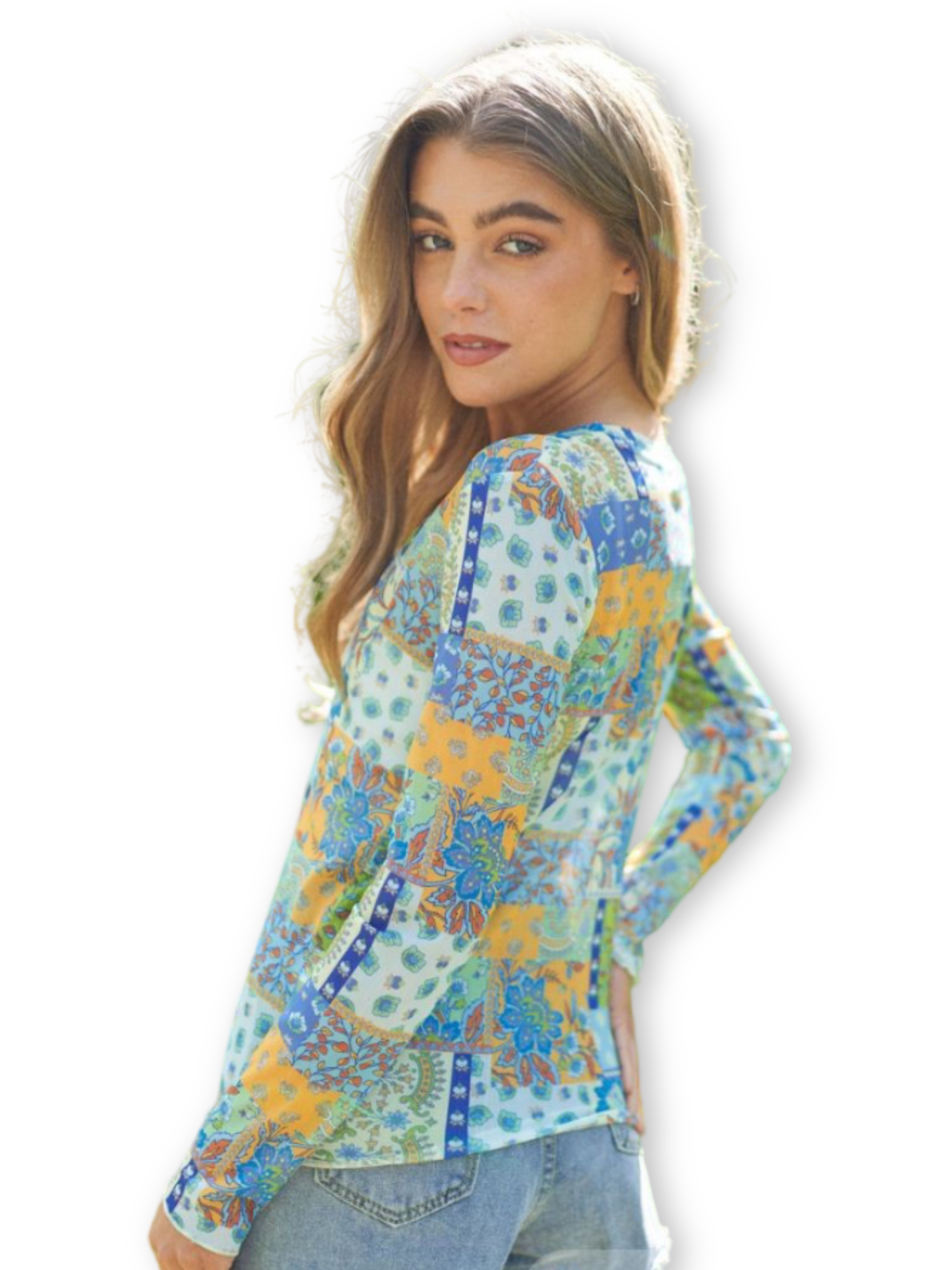 Jnna Mesh Elegance Top