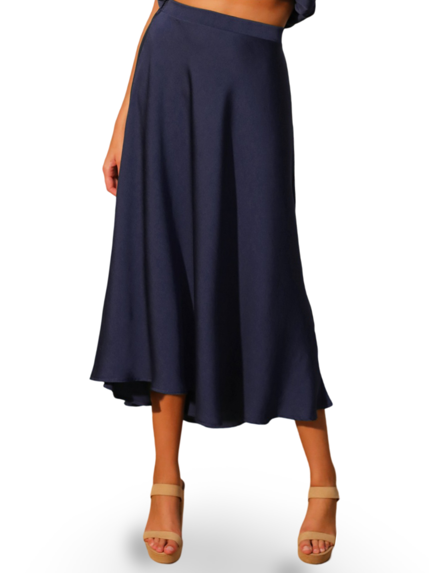 Tyche Silk Swing Skirt