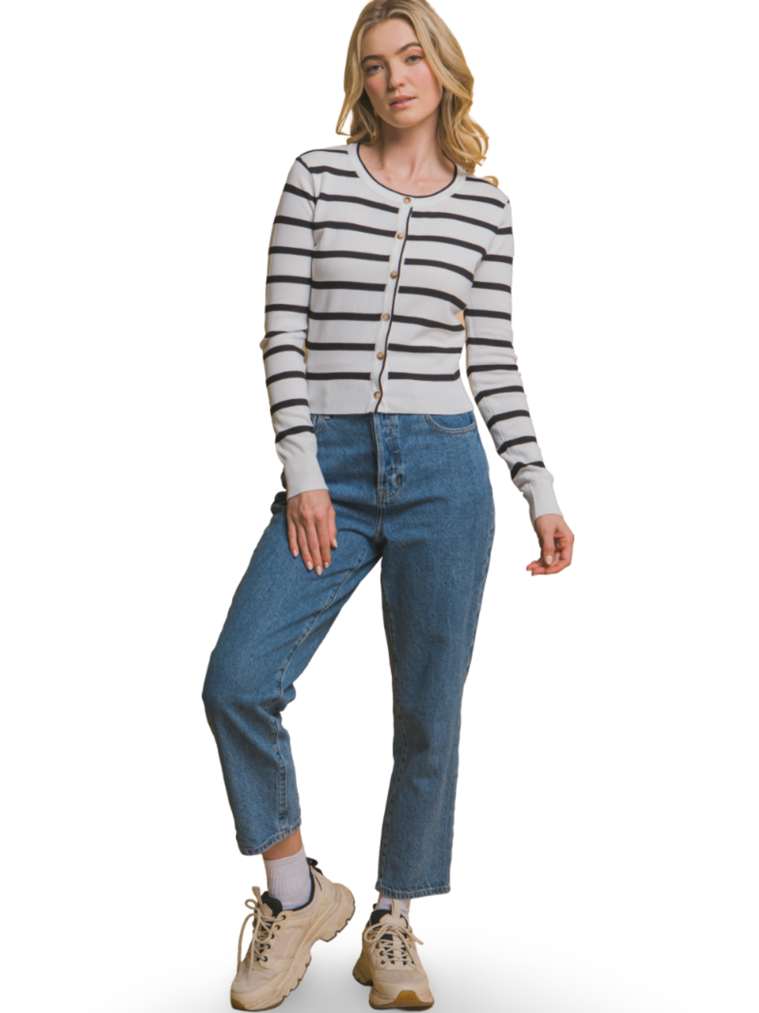 Love Tree Button Down Knit