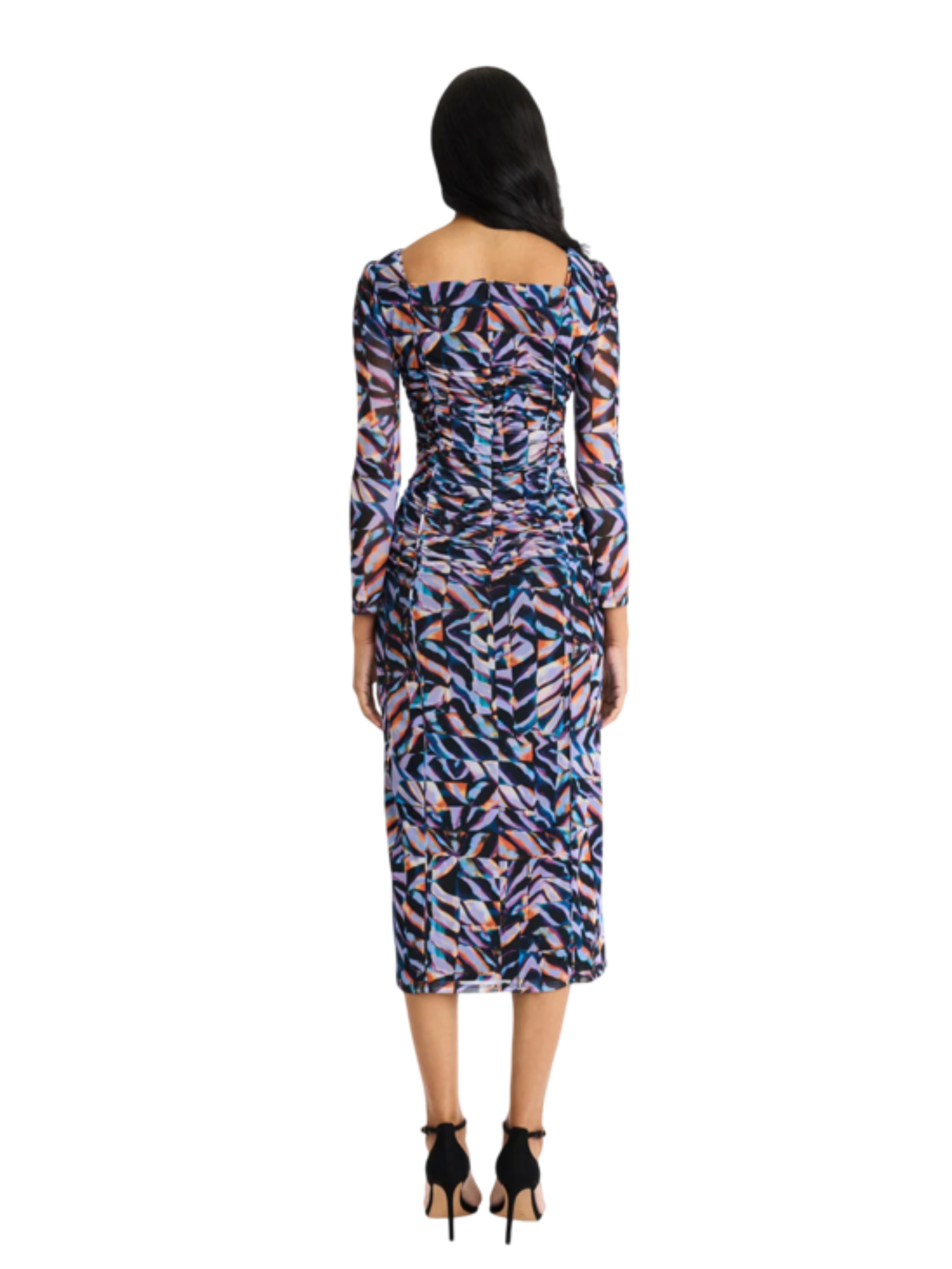 Donna Morgan Contour Mesh Dress