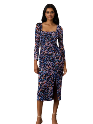 Donna Morgan Contour Mesh Dress