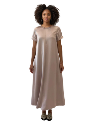 Dixie Satin A-Line Dress