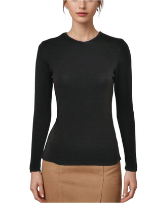 Hard Tail V-Neck Long Sleeve Luxe Top (Style ROX-15)