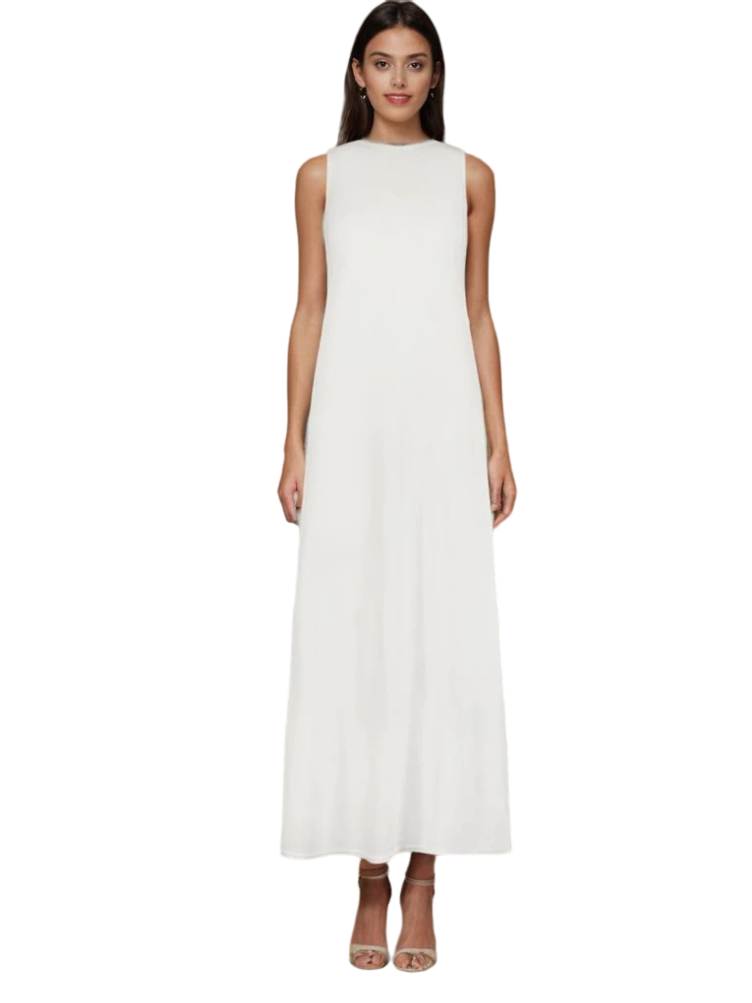 hardtail maxi dress Hard Tail Velour Maxi Dress (Style: V-186) White / XS