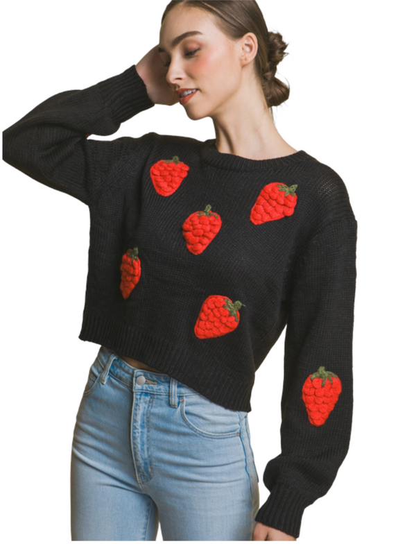 Love Tree Sweet Strawberry Sweater