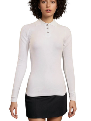 Hard Tail Long Sleeve Cotton Polo Shirt (T-162)