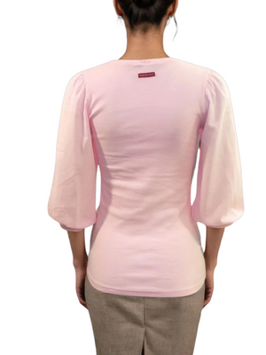 Hard Tail 3/4 Puff Sleeve Top (Style VG-199)