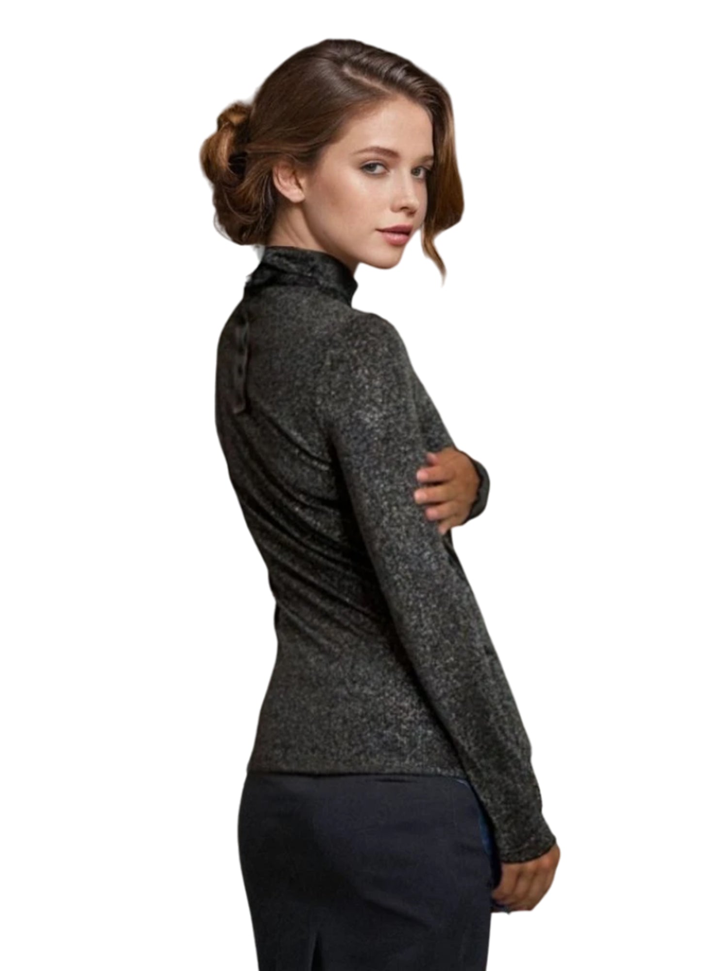 Molly Bracken Metallic Knit Elegance