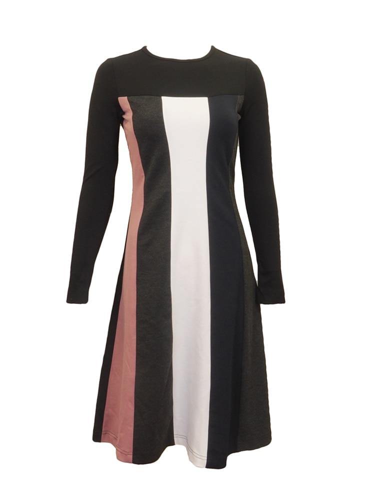 Noni Vertical Blocked Dress Noni