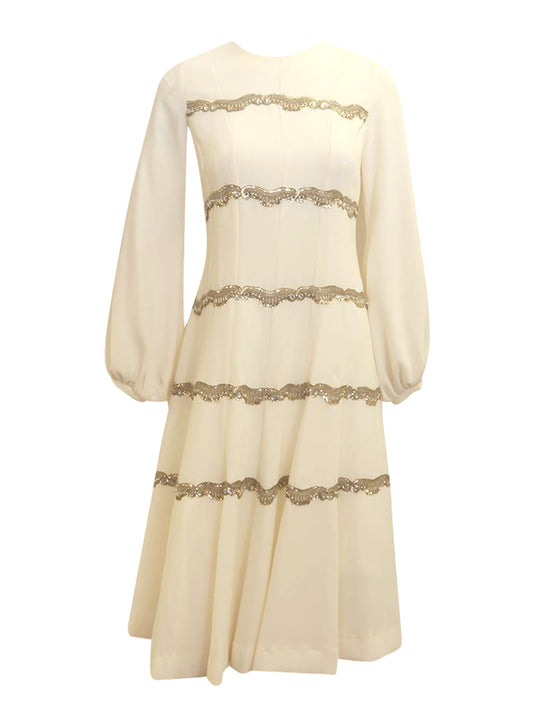C & M Collection Paneled Shift Dress PinkOrchidFashion