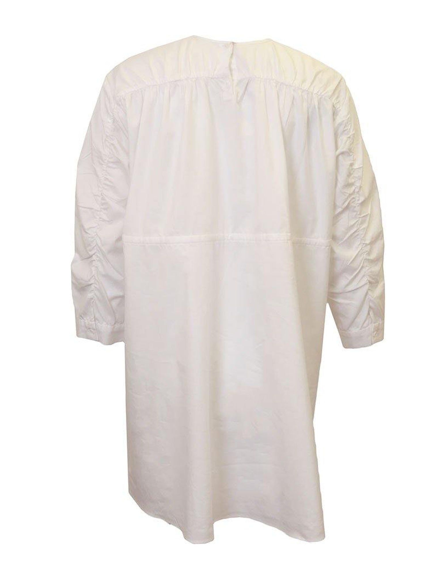 JNBY White Drawstring Waist Dress JNBY