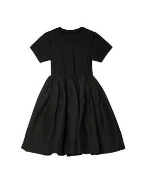 JNBY Waisted Blouson Loose Pleat Dress - Dresses