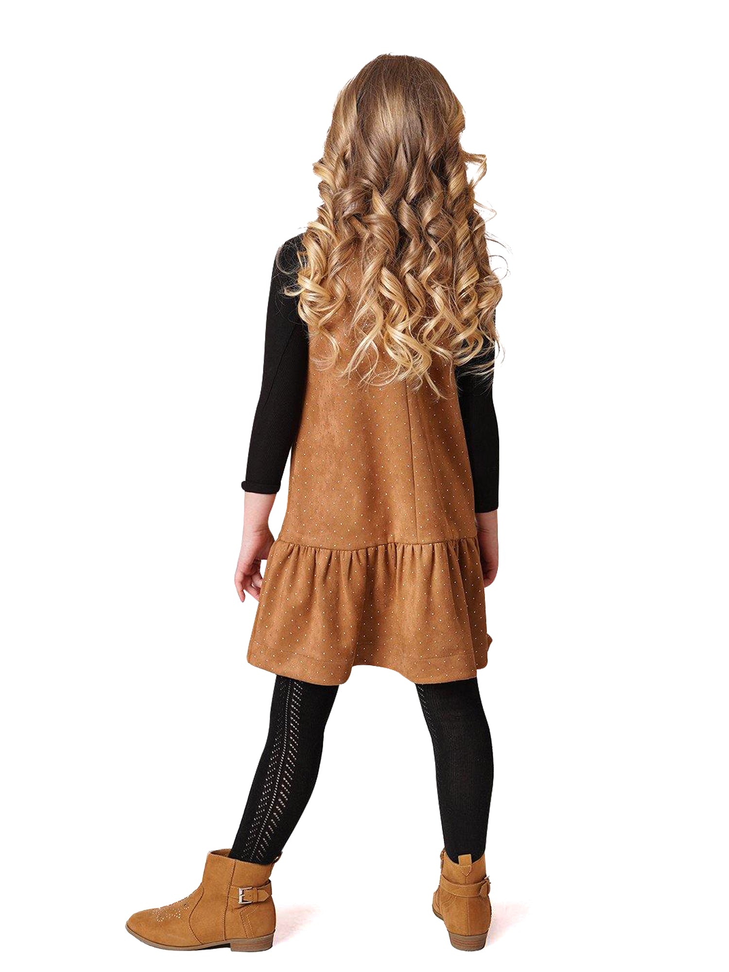 iPosh Suede V-neck Jumper iPosh