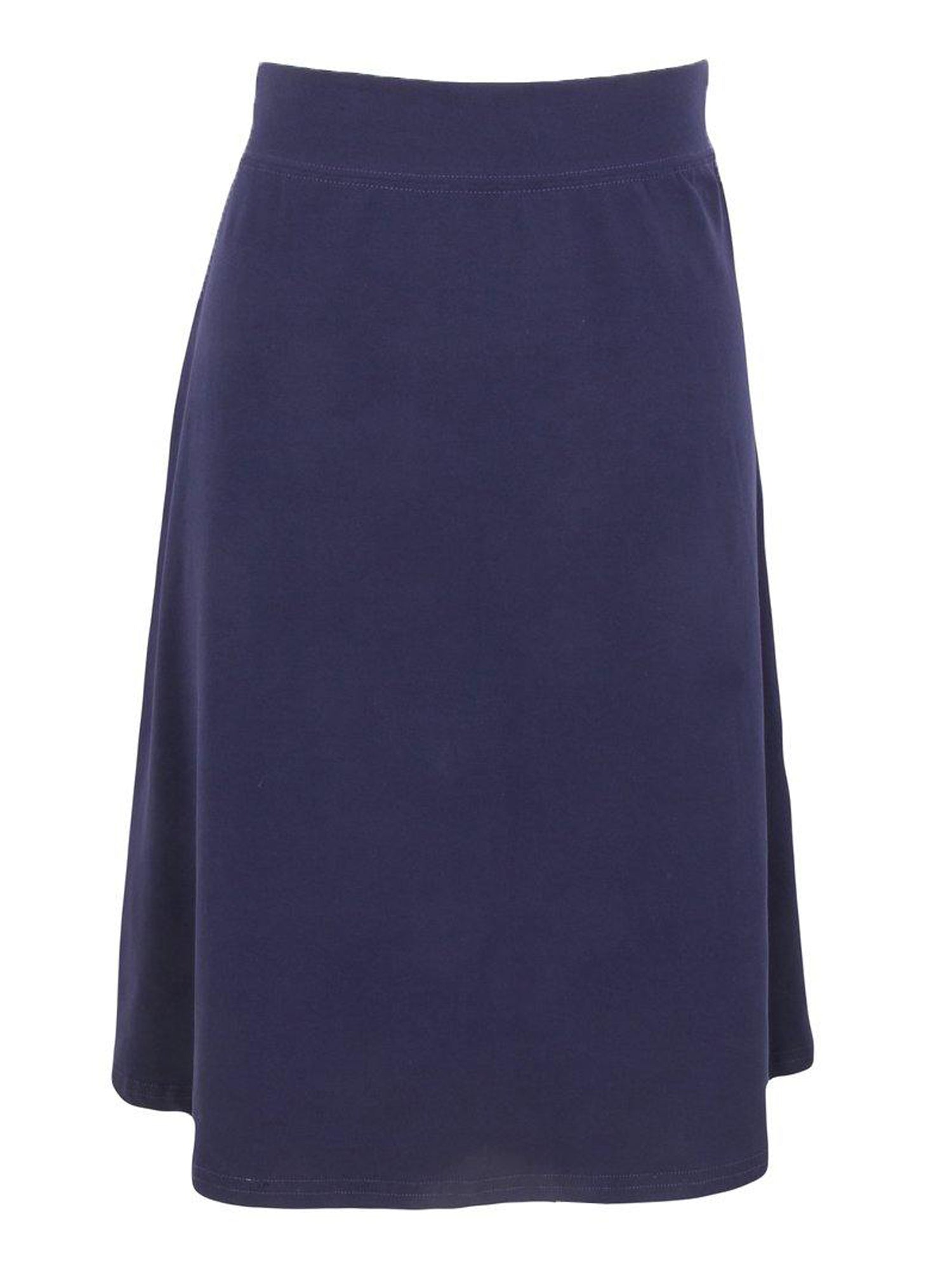 Kiki Riki Women's Cotton Pencil Skirt – Stretchy, Comfy, & Perfect For Everyday Wear (Navy, Small) - View #9