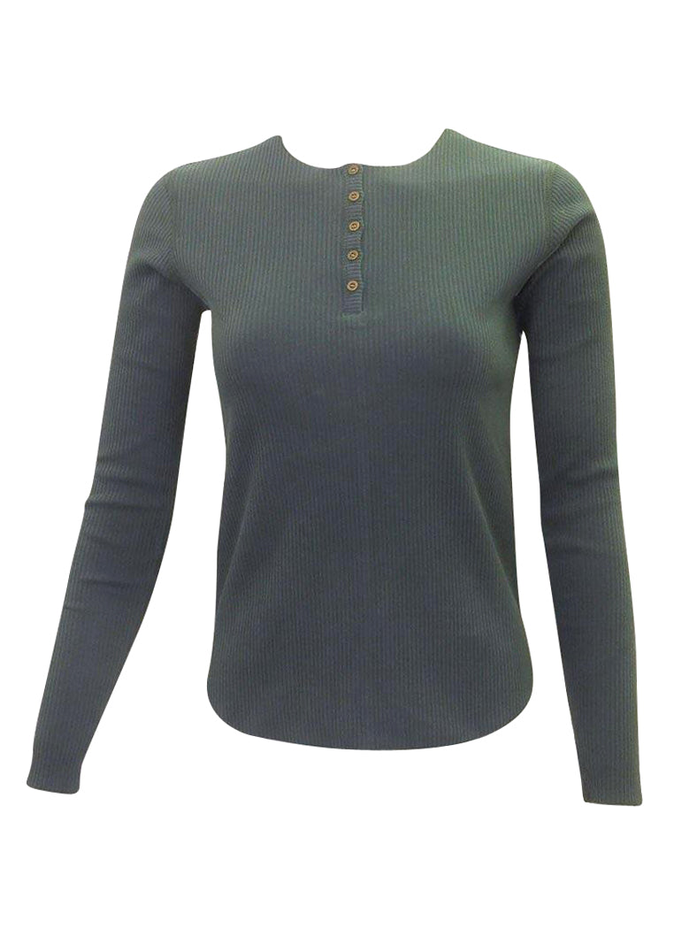 FYI Ribbed Henley PinkOrchidFashion