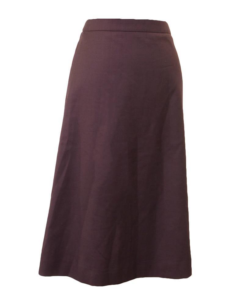 Maroon a line clearance skirt