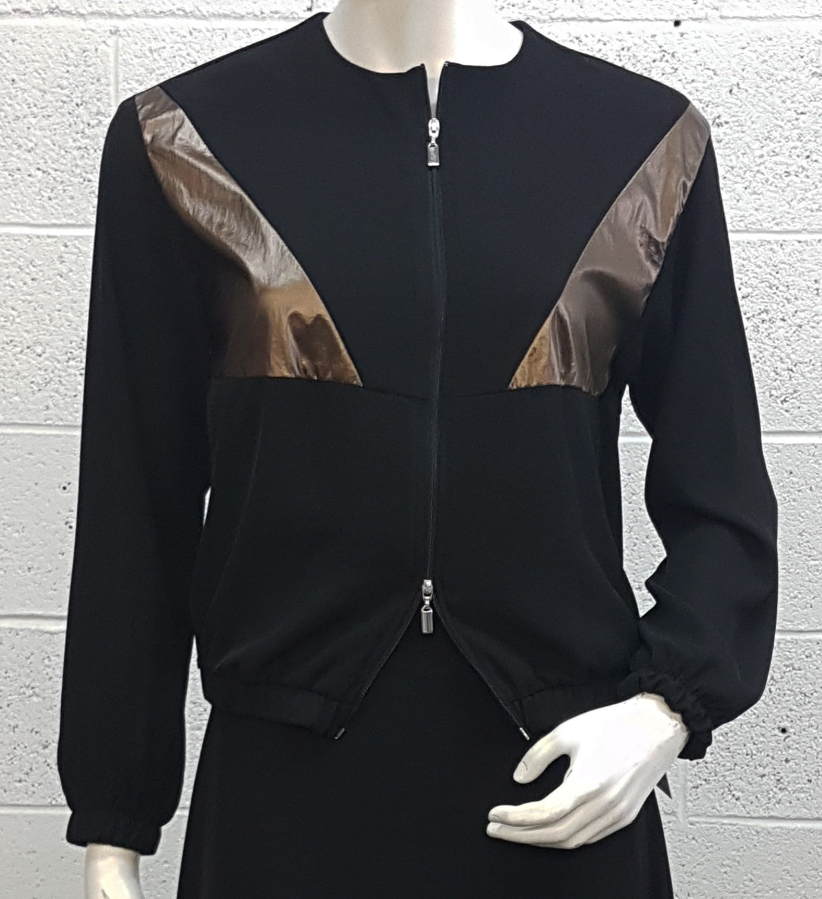 Pinto Front Zip Color Block Top - Tops