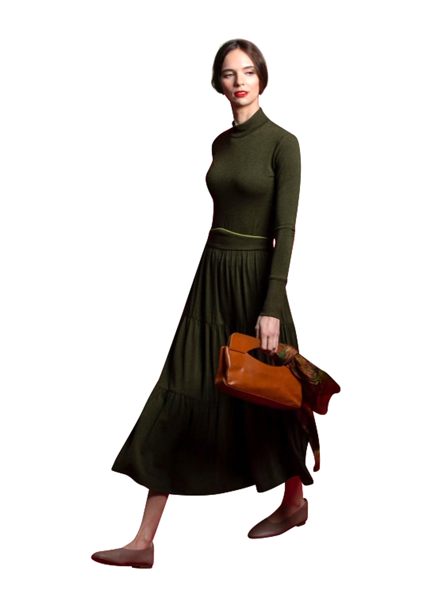 Acorn Piping Waist Skirt Acorn