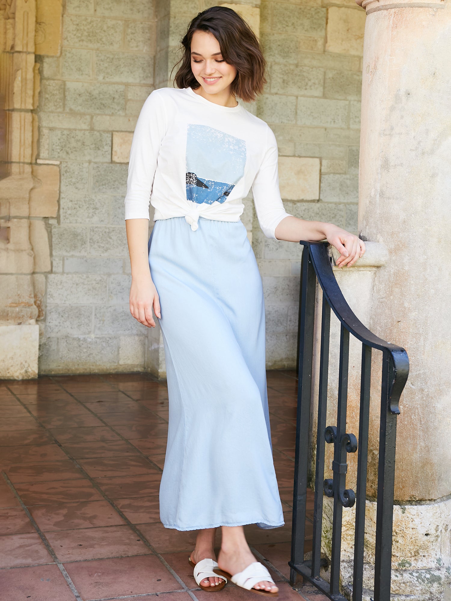 dress slip skirt Pashmina Lyocell Slip Skirt